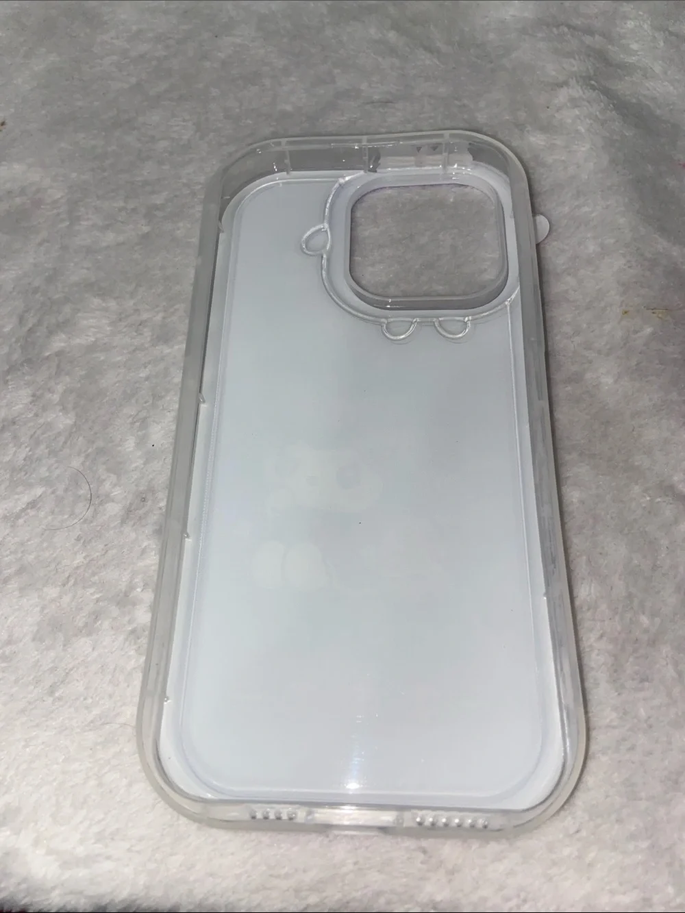 Kuromi Purple Cute Character Silicone iPhone 14 Pro Case